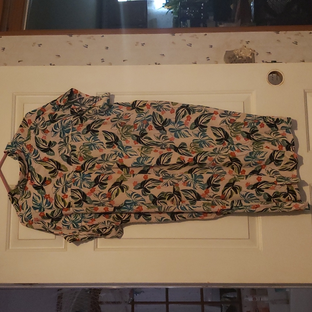 Seascape Luau Cover Up Dress - Picture 3 of 5